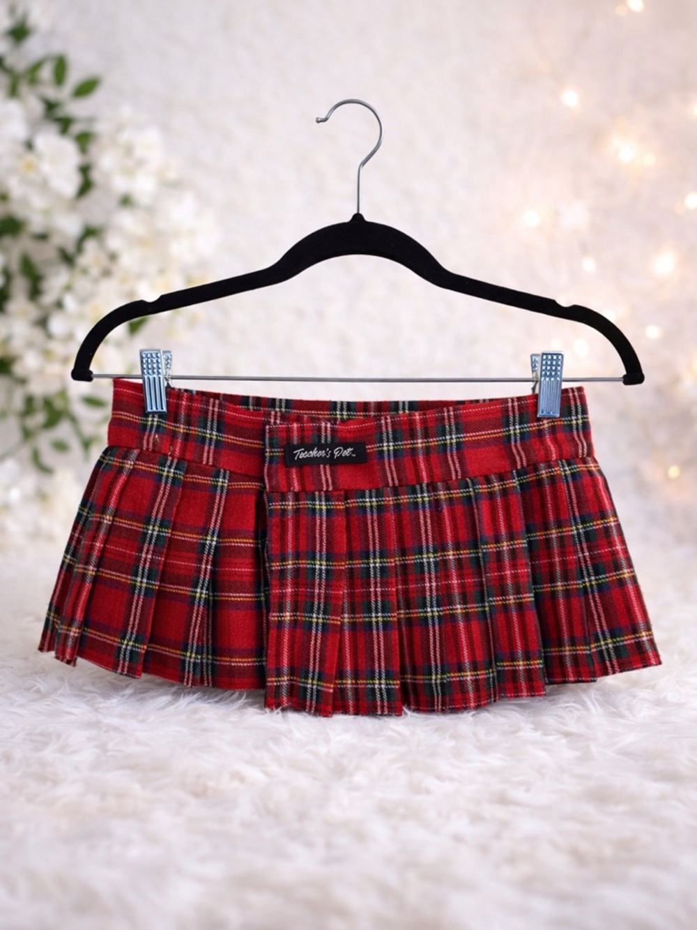 Women’s Teachers Pet Plaid Mini Skirt